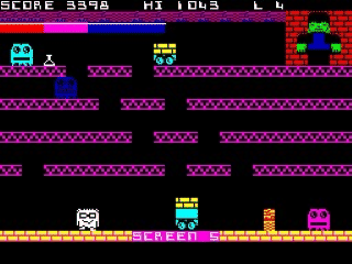 Dr Franky and the Monster screenshot 3 for ZX Spectrum
